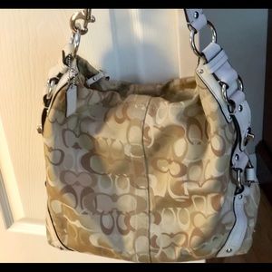 Coach purse 14” W 11” H.